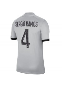 Paris Saint-Germain Sergio Ramos #4 Fotballdrakt Borte Klær 2022-23 Korte ermer